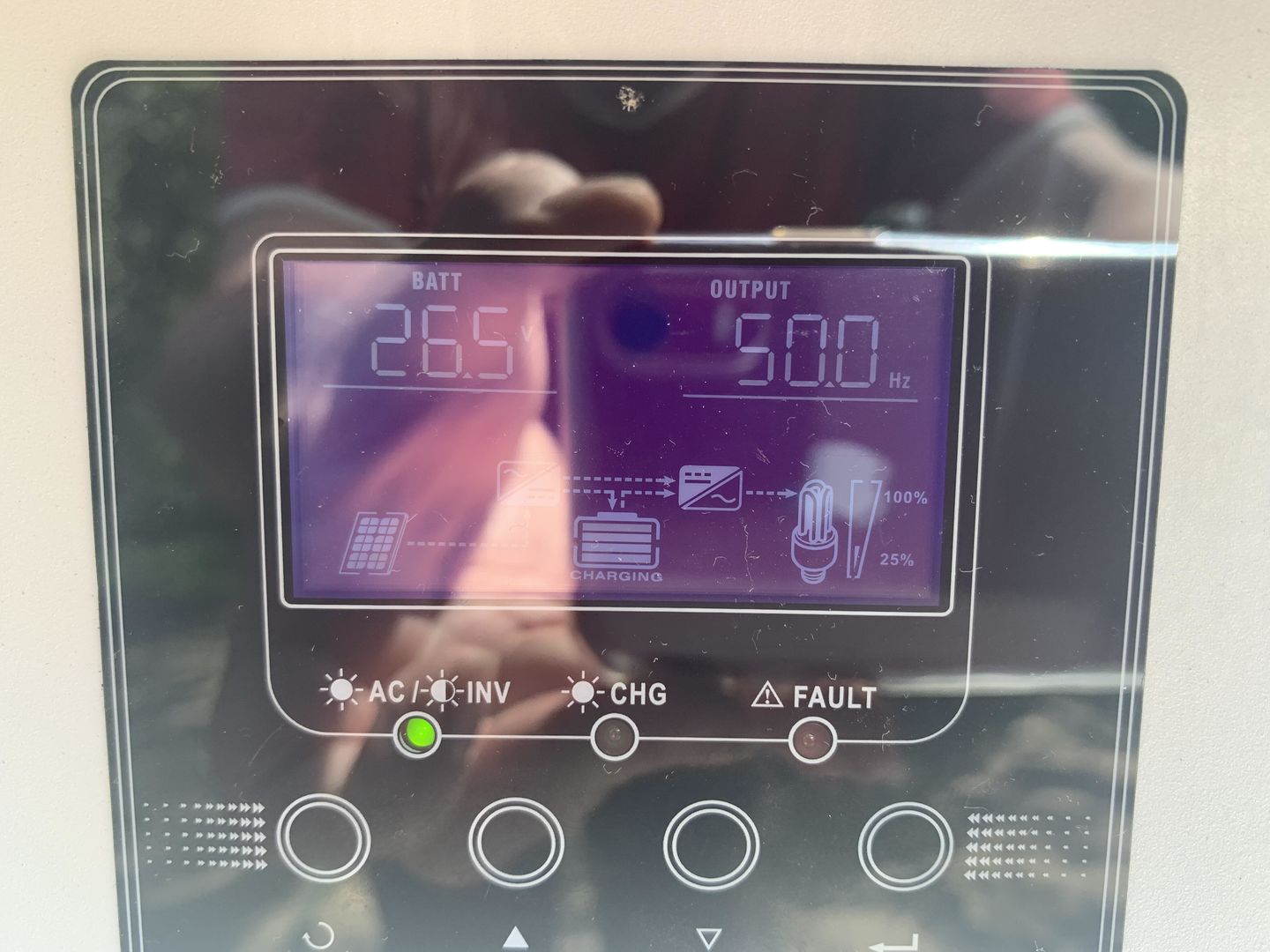 Customer photo review of Kit Panouri Fotovoltaice Invertor 3KVA 220V Off Grid Hibrid Solar Acumulatori Gel