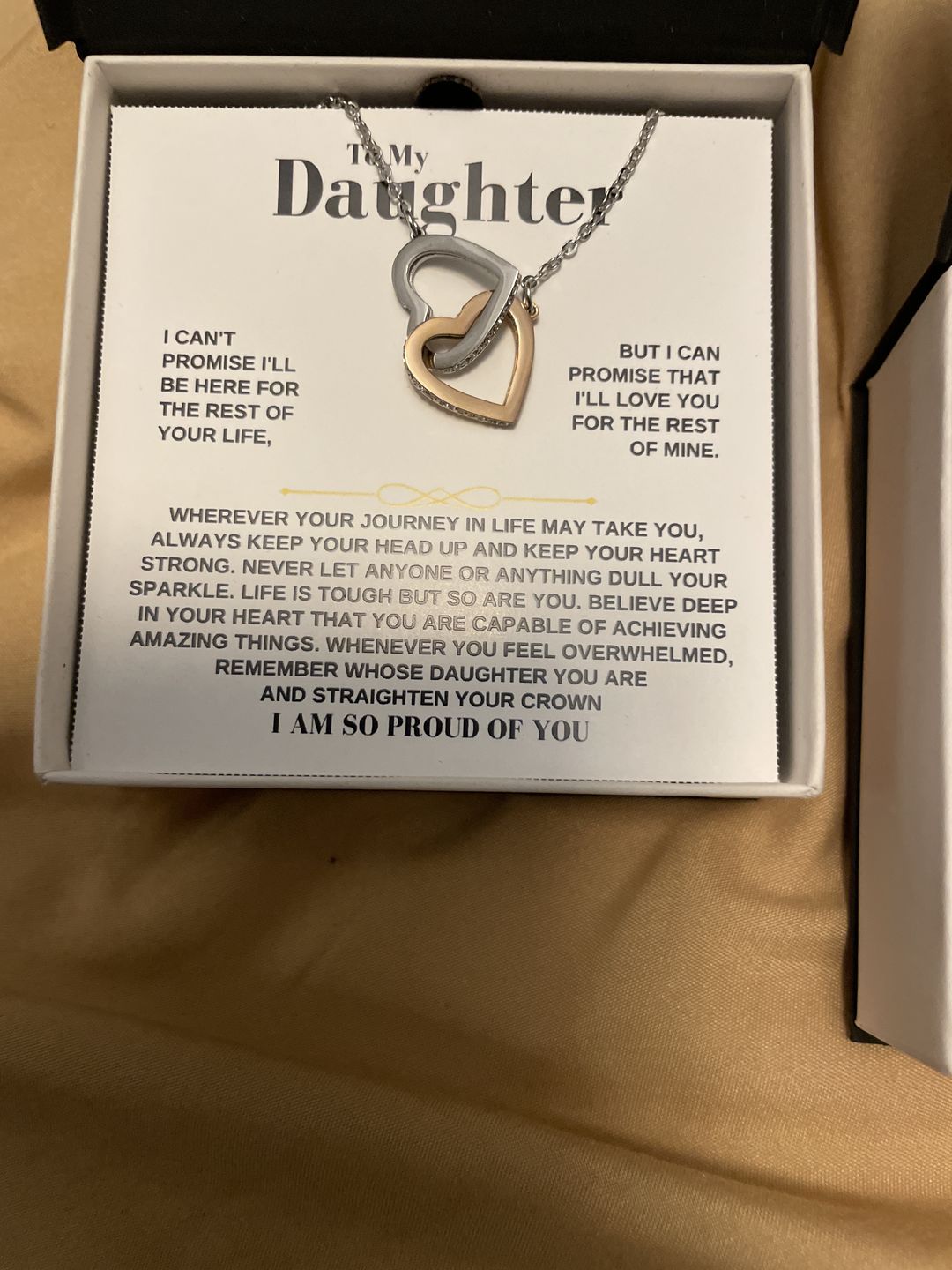 Customer photo review of To My Daughter - Beautiful Gift Set - SS176D