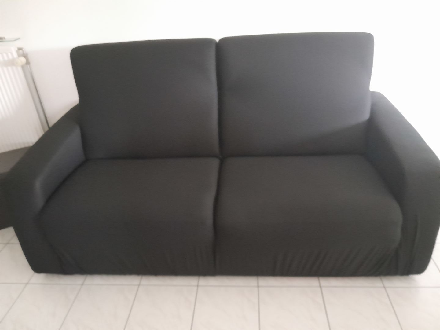 Customer photo review of Noir - Housses Extensibles de Fauteuil et Canapé
