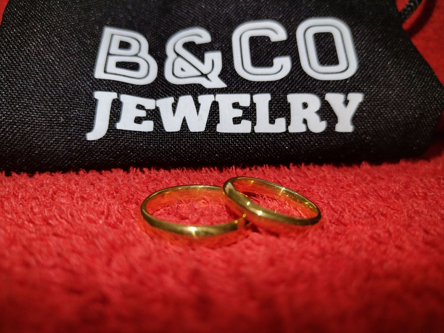 Customer photo review of Classic Plain Wedding Rings