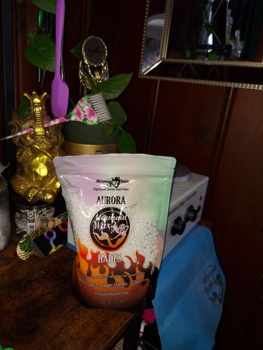 Customer photo review of Signature Series Hair Removal Wax