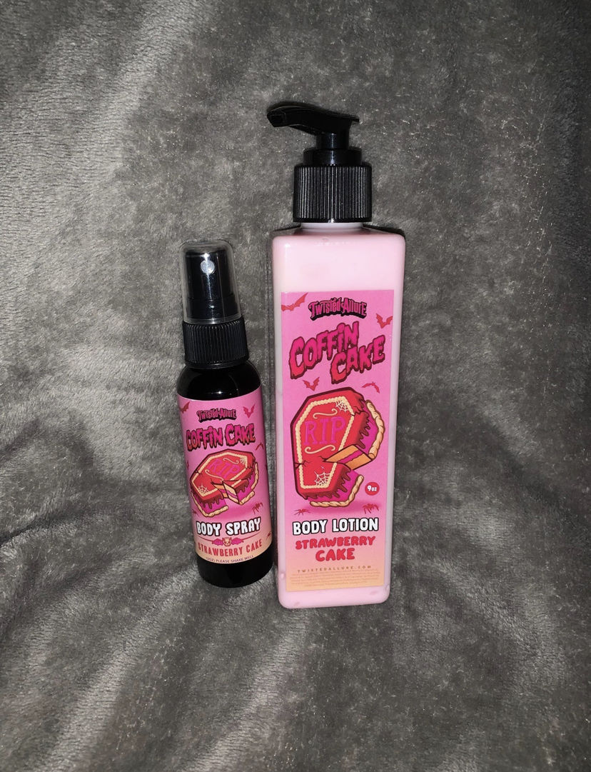Customer photo review of Coffin Cake Body Lotion