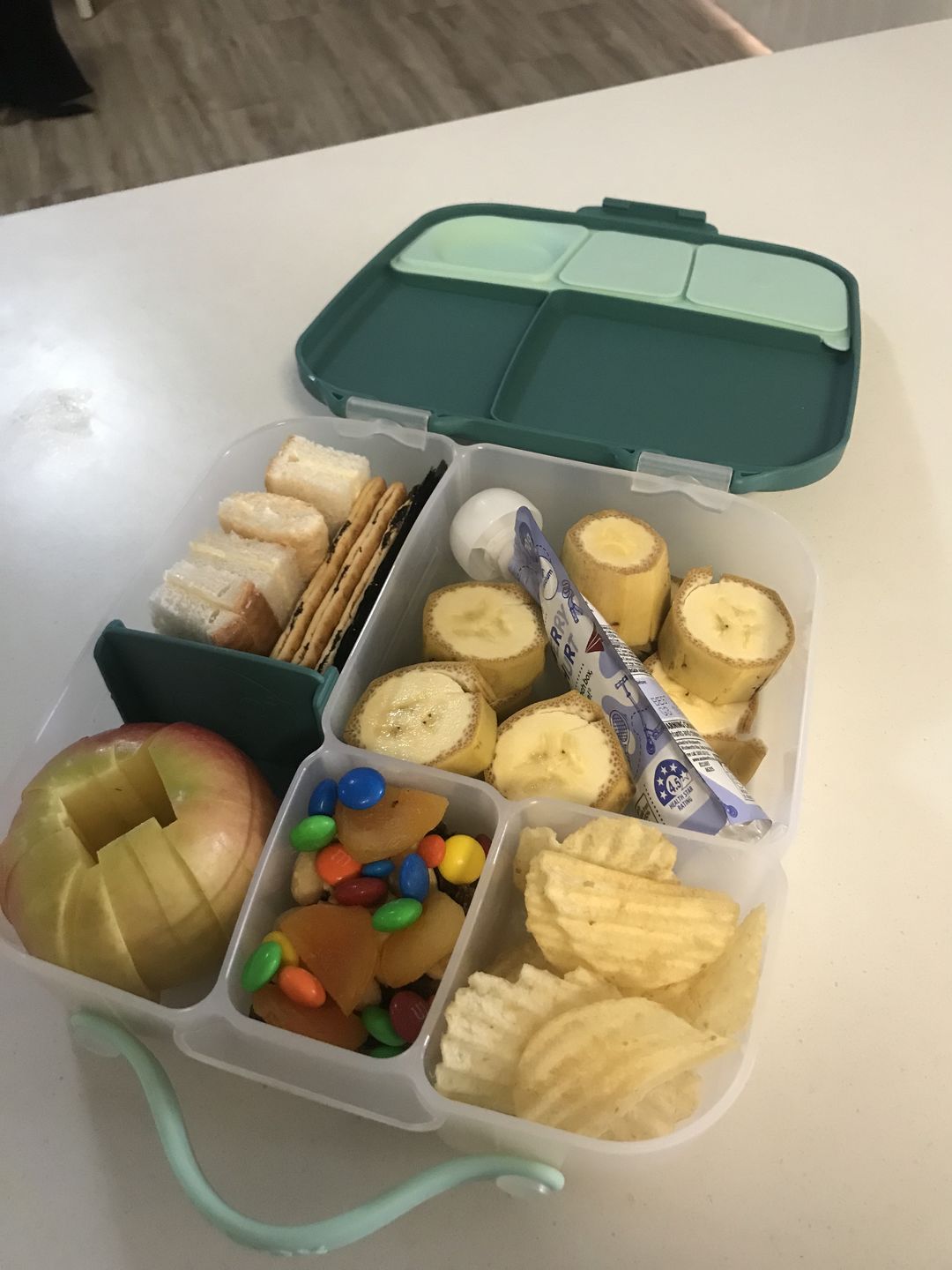 Customer photo review of b.box Bento Lunchbox  – Emerald Forest