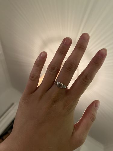 Customer photo review of Flora Ring - Silver