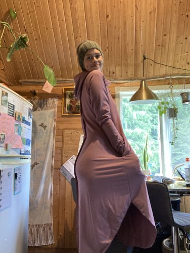 Customer photo review of Arbutus Dress - French Terry