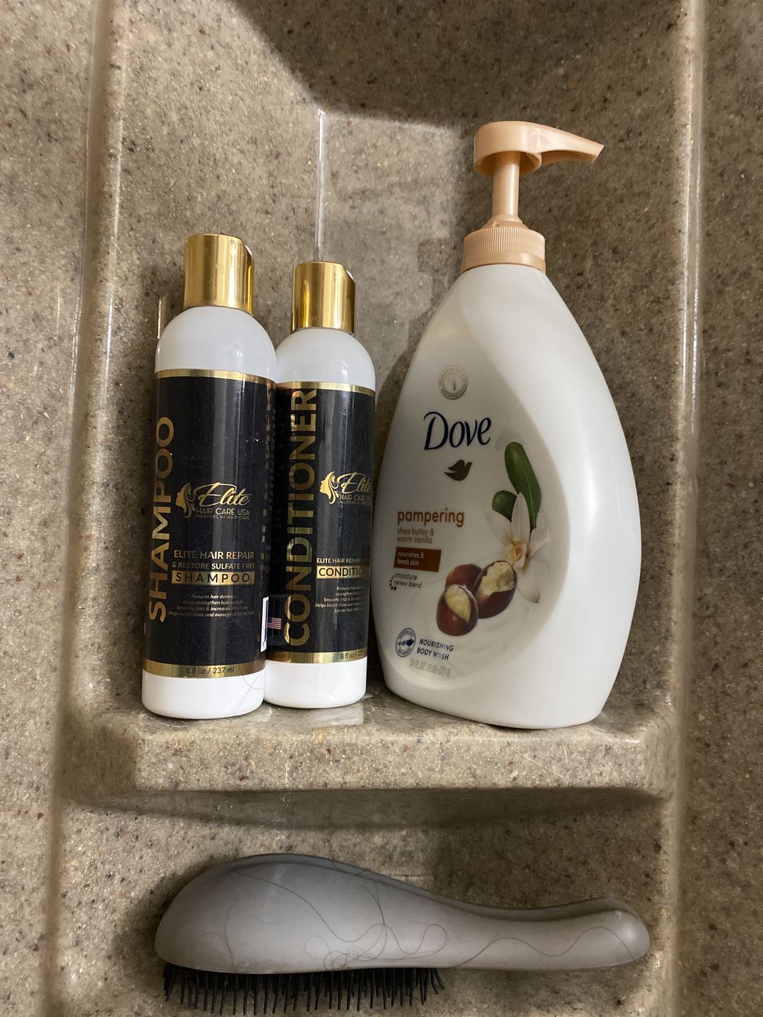 Customer photo review of Color Treated Hair Care Kit