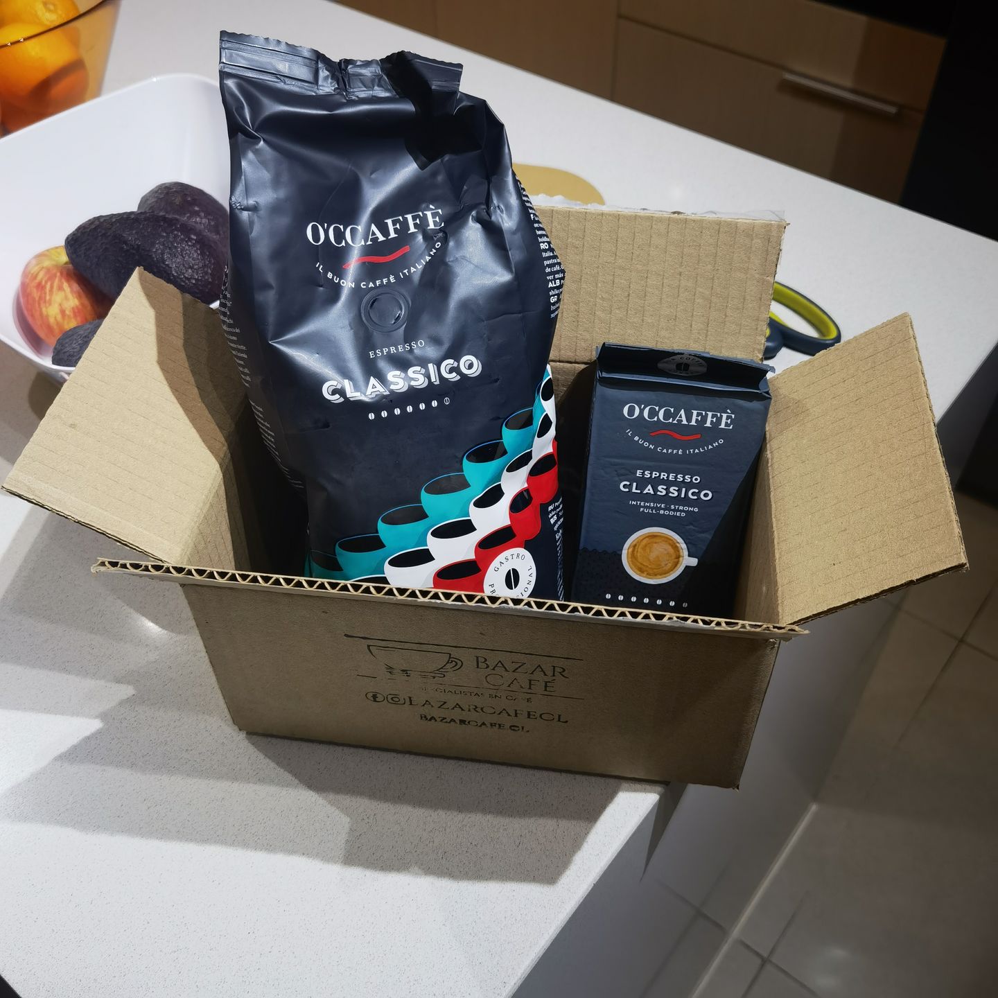 Customer photo review of Occaffe Grano Espresso Classico Professional 1kg