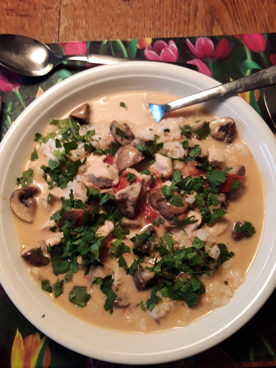 Customer photo review of Tom Kha Kochbox (für 3-4 Portionen) in der Schilfgrastasche