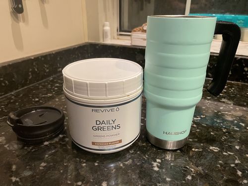 Customer photo review of Daily Greens Powder
