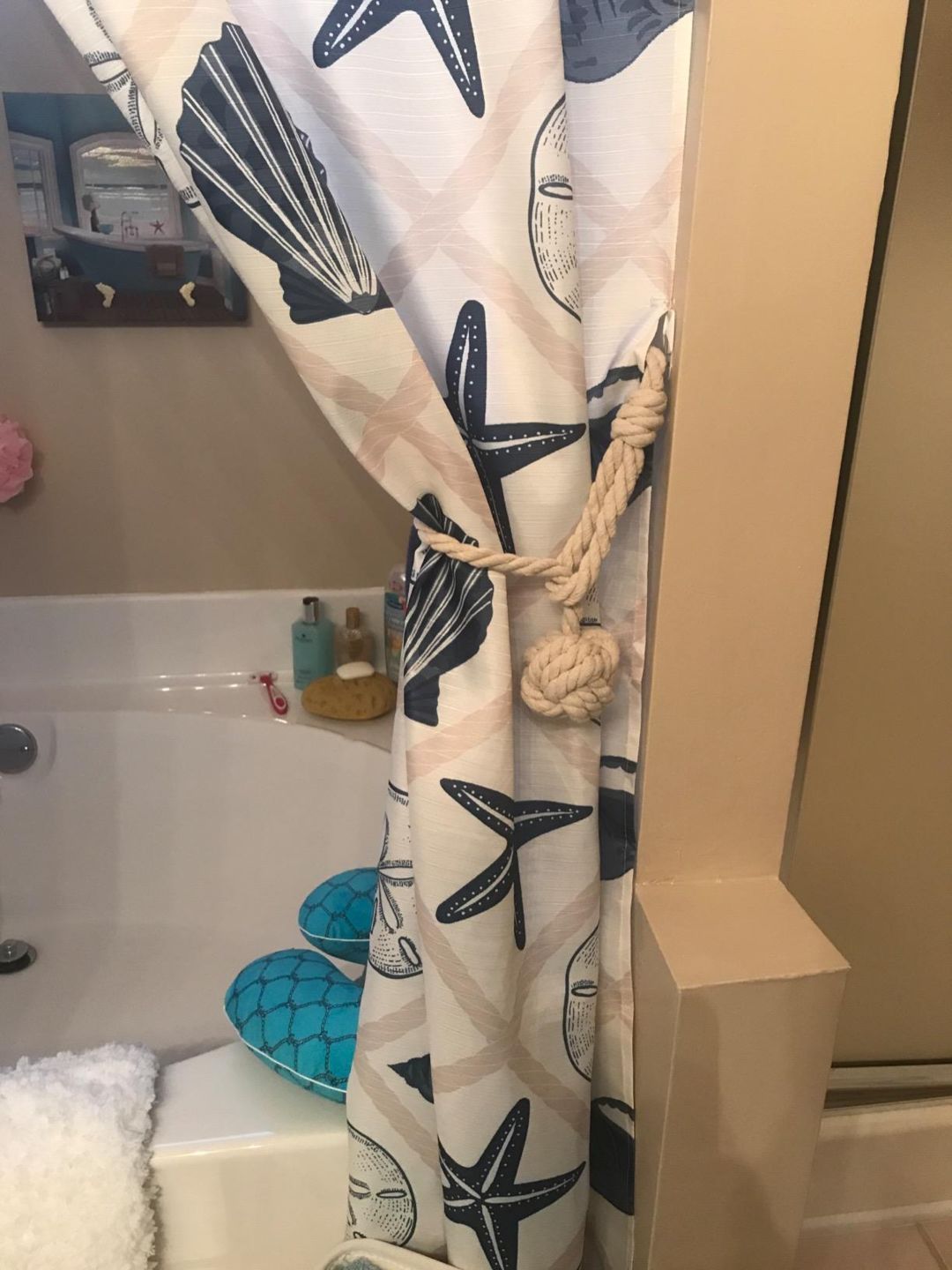 Customer photo review of 1 Pcs Macrame Curtain Tiebacks Clips