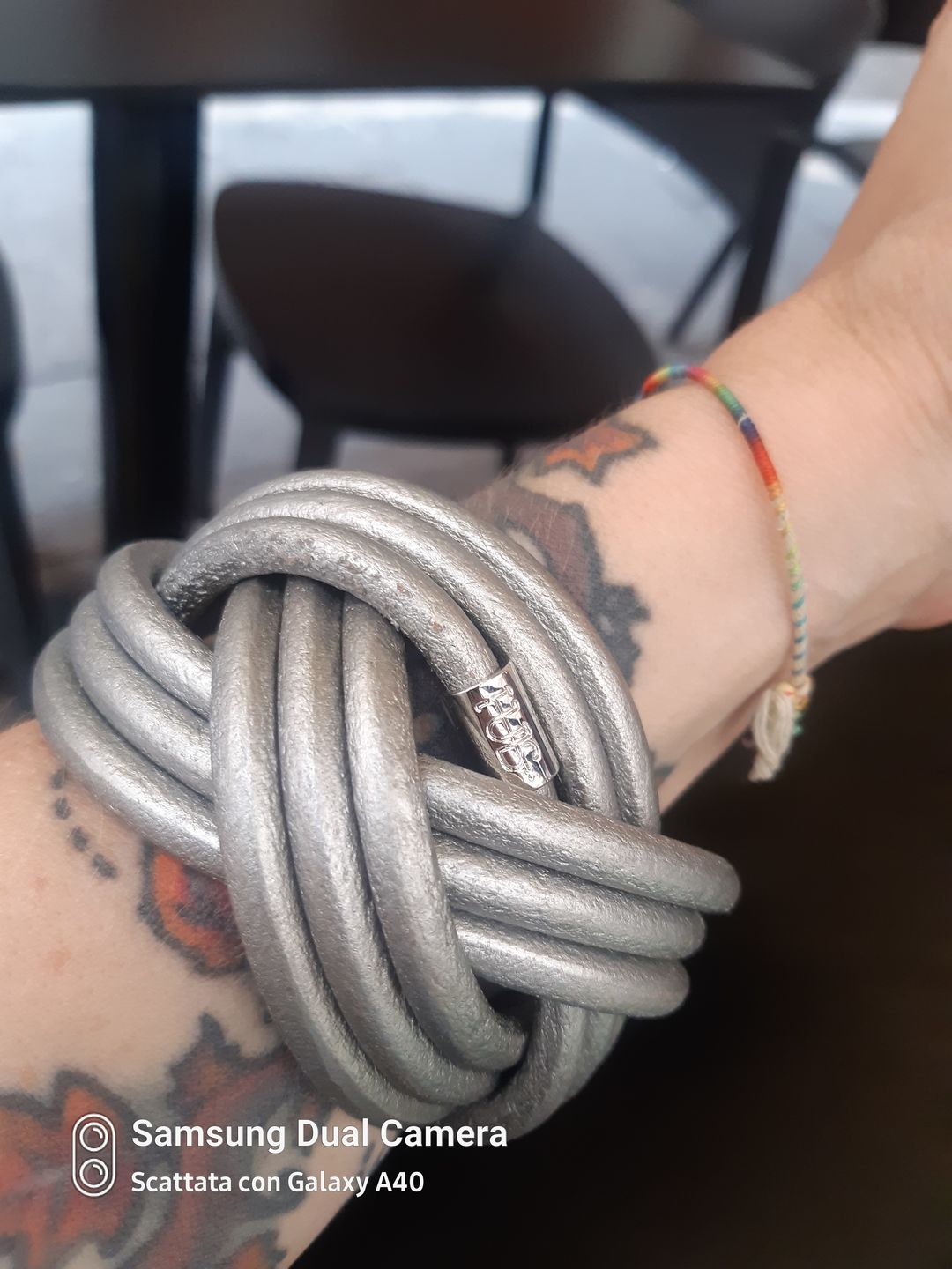 Customer photo review of Bracciale pelle Nodomoro Tulsi