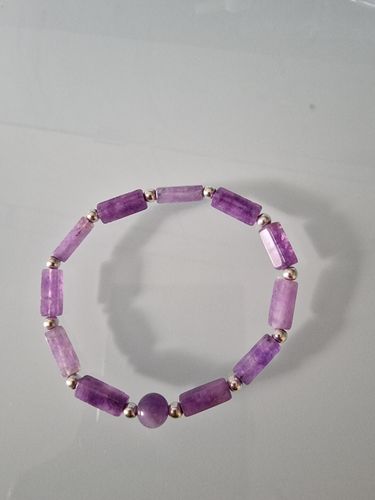 Customer photo review of Bracelet amincissant en améthyste pure