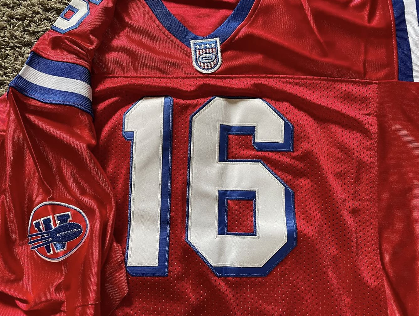 Customer photo review of Shane Falco The Replacements Movie Football Jersey
