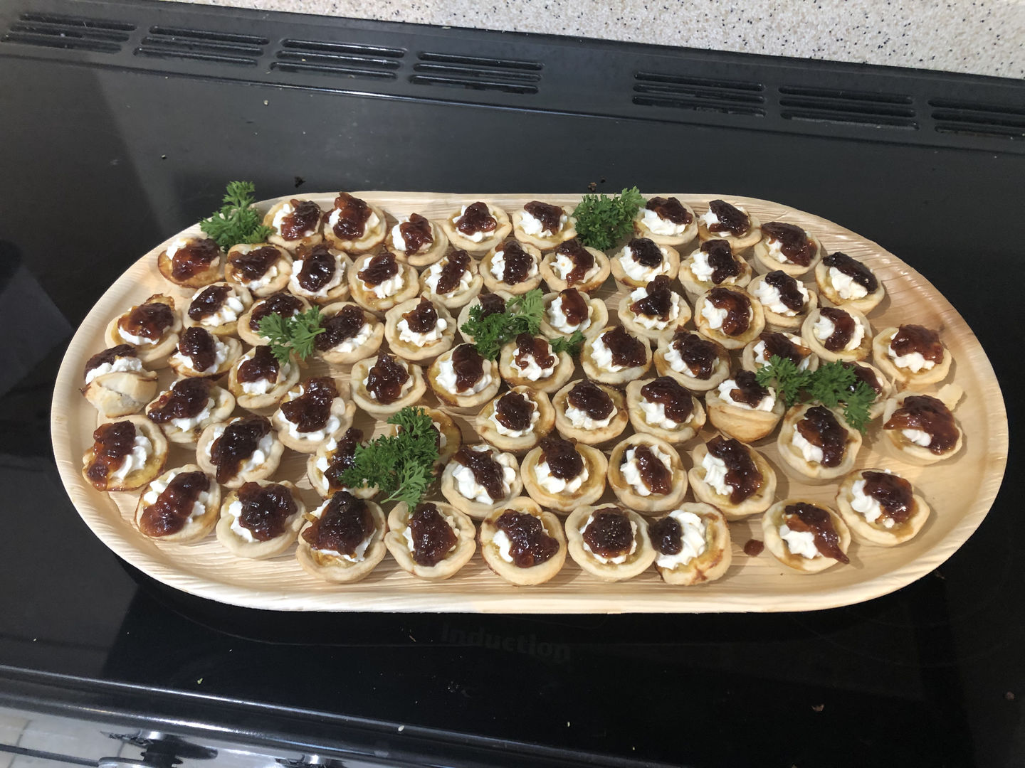 Customer photo review of Extra Large Oval Palm Leaf Serving Platter (55 x 30 cm)