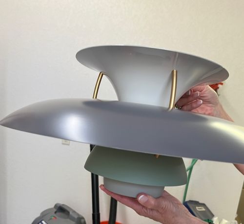 Customer photo review of Modern 1 Light Mini/Medium/Large Pendant Light