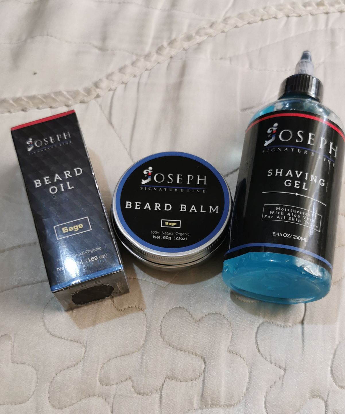 Customer photo review of Beard Oil, Balm and Gel