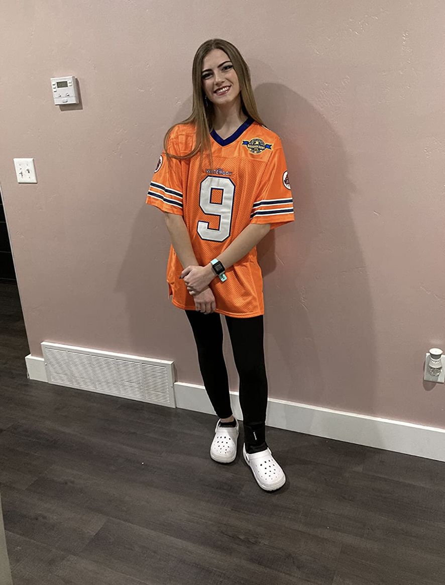 Customer photo review of The Waterboy Adam Sandler 'Bobby Boucher' Football Jersey