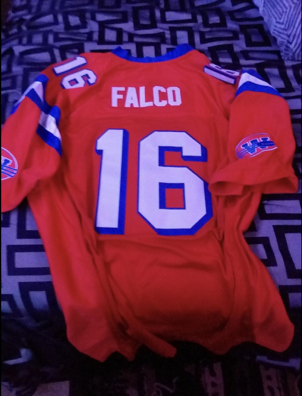 Customer photo review of Shane Falco The Replacements Movie Football Jersey