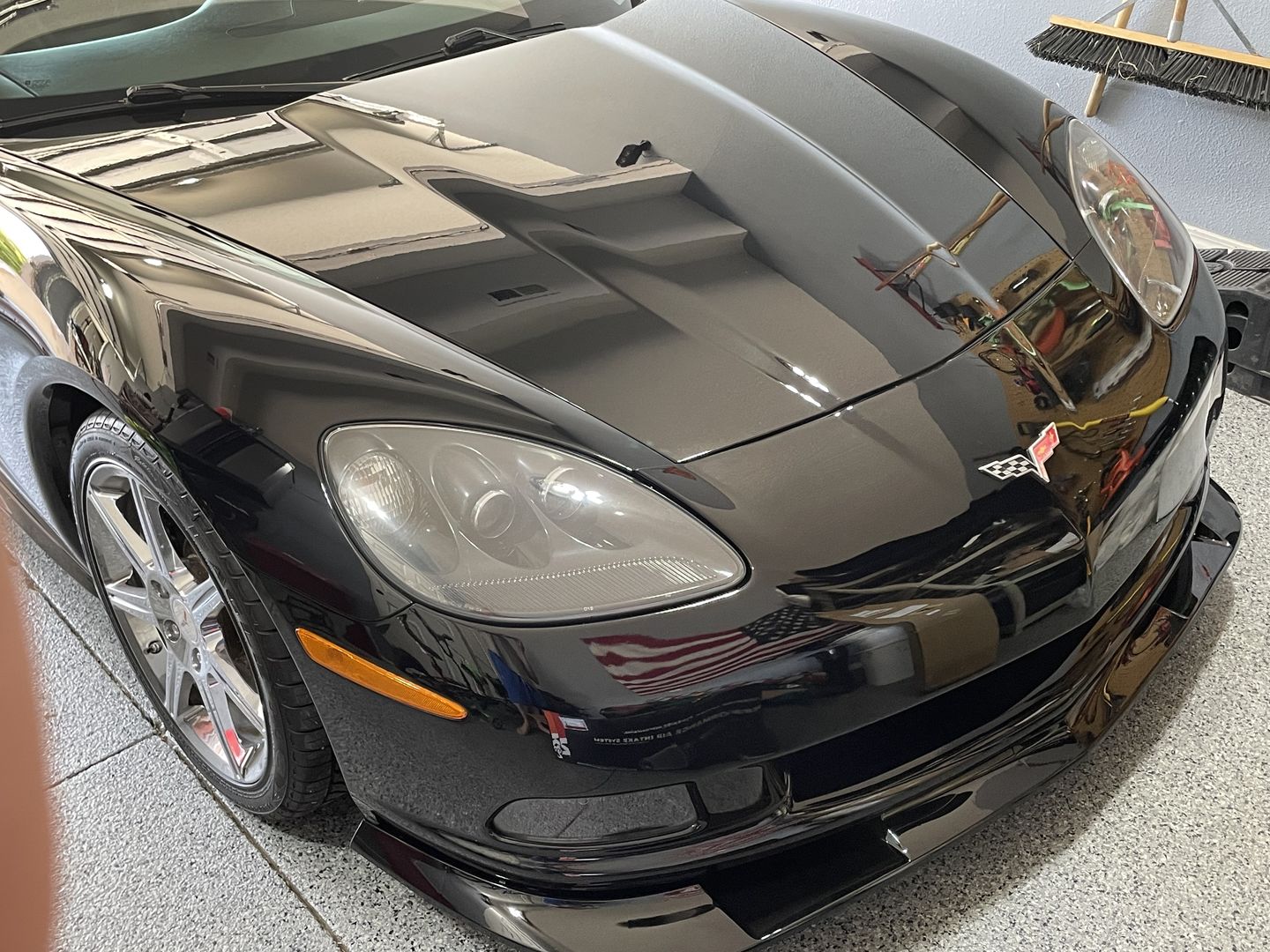 Customer photo review of Corvette C6 Base Extended Front Splitter Lip | ZR1 Conversion Package