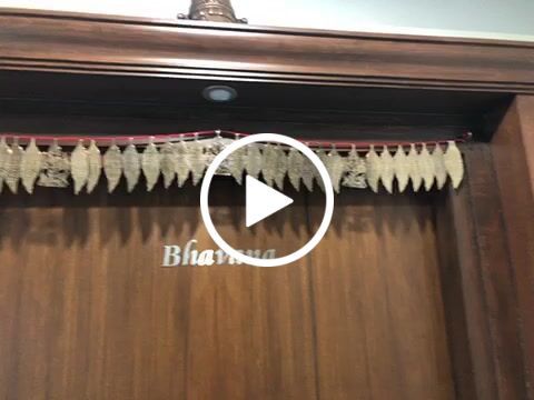 Customer video review of Decorative Door Hanging Leaf Brass