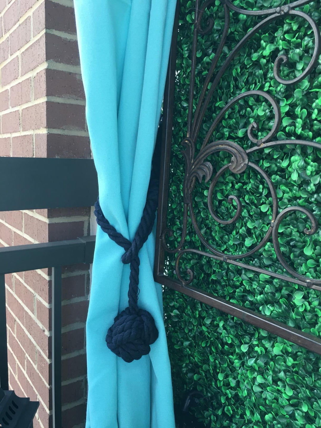 Customer photo review of 1 Pcs Macrame Curtain Tiebacks Clips