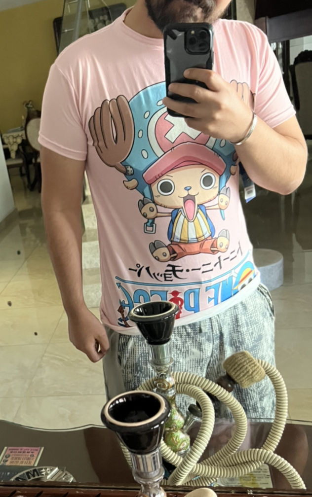 Customer photo review of Playera Pijama One Piece Tony Tony Chopper