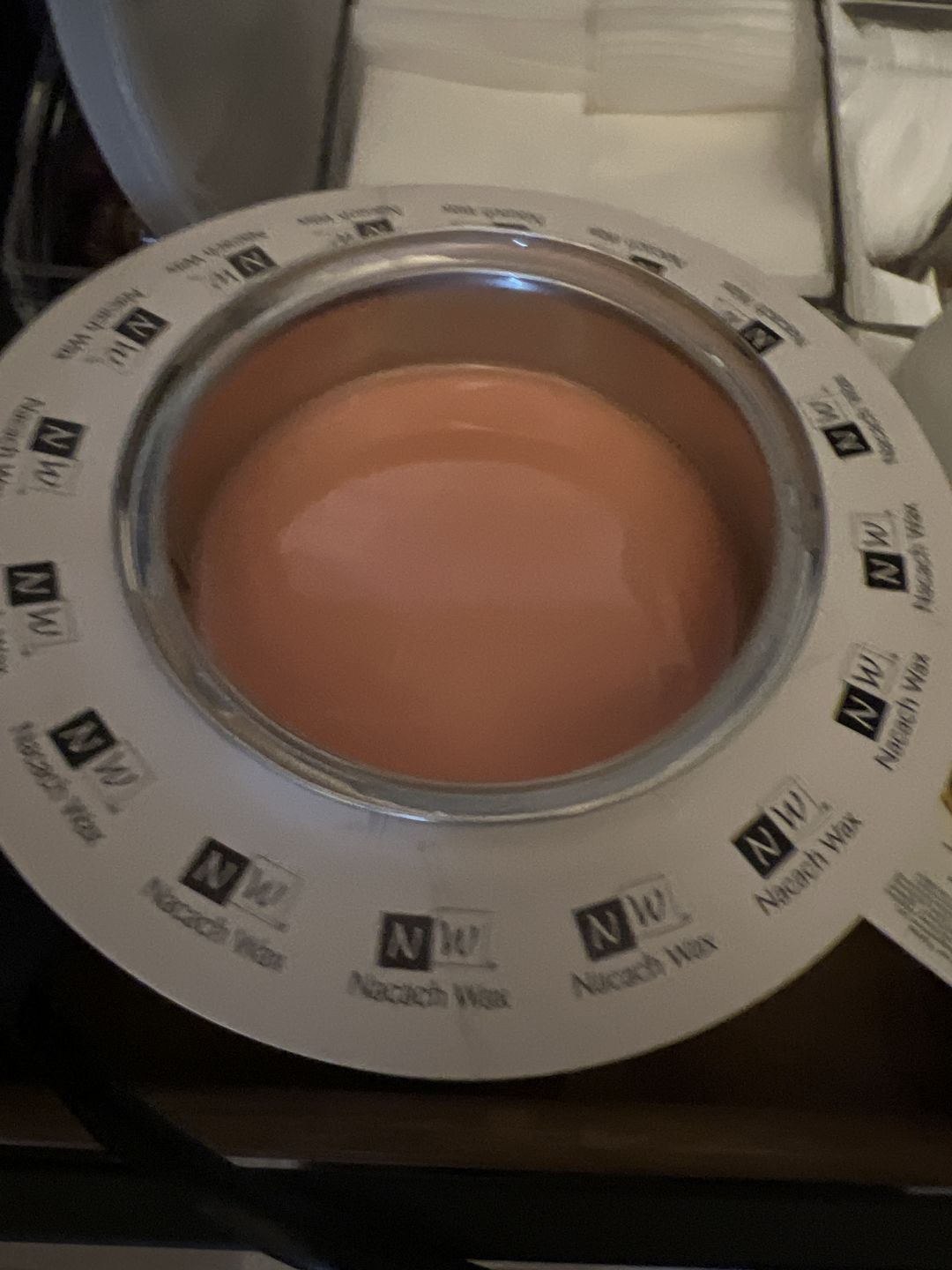 Customer photo review of Branded Wax Can Collars