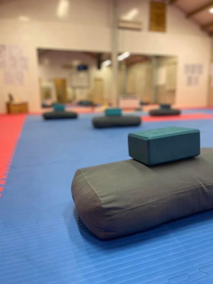 Customer photo review of Rectangular Yoga Bolster