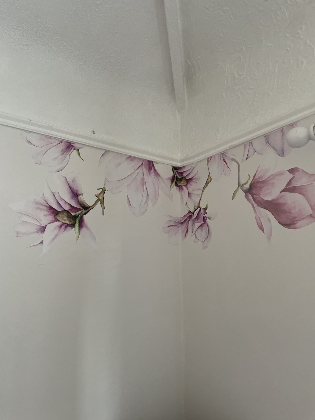 Customer photo review of Magnolia Wall Decal Border