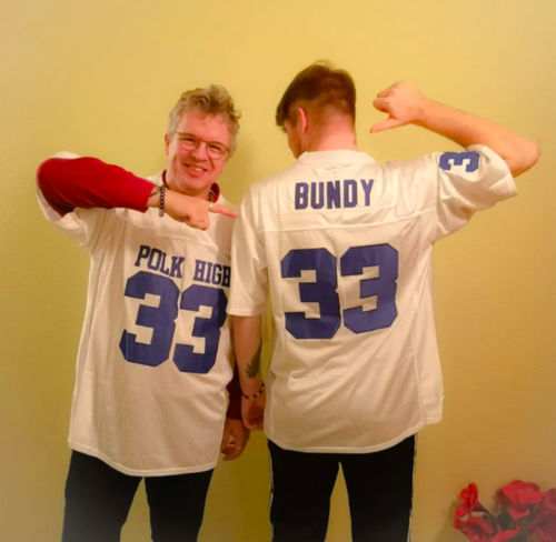 Customer photo review of Al Bundy Polk High 'Married With Children' Movie Football Jersey
