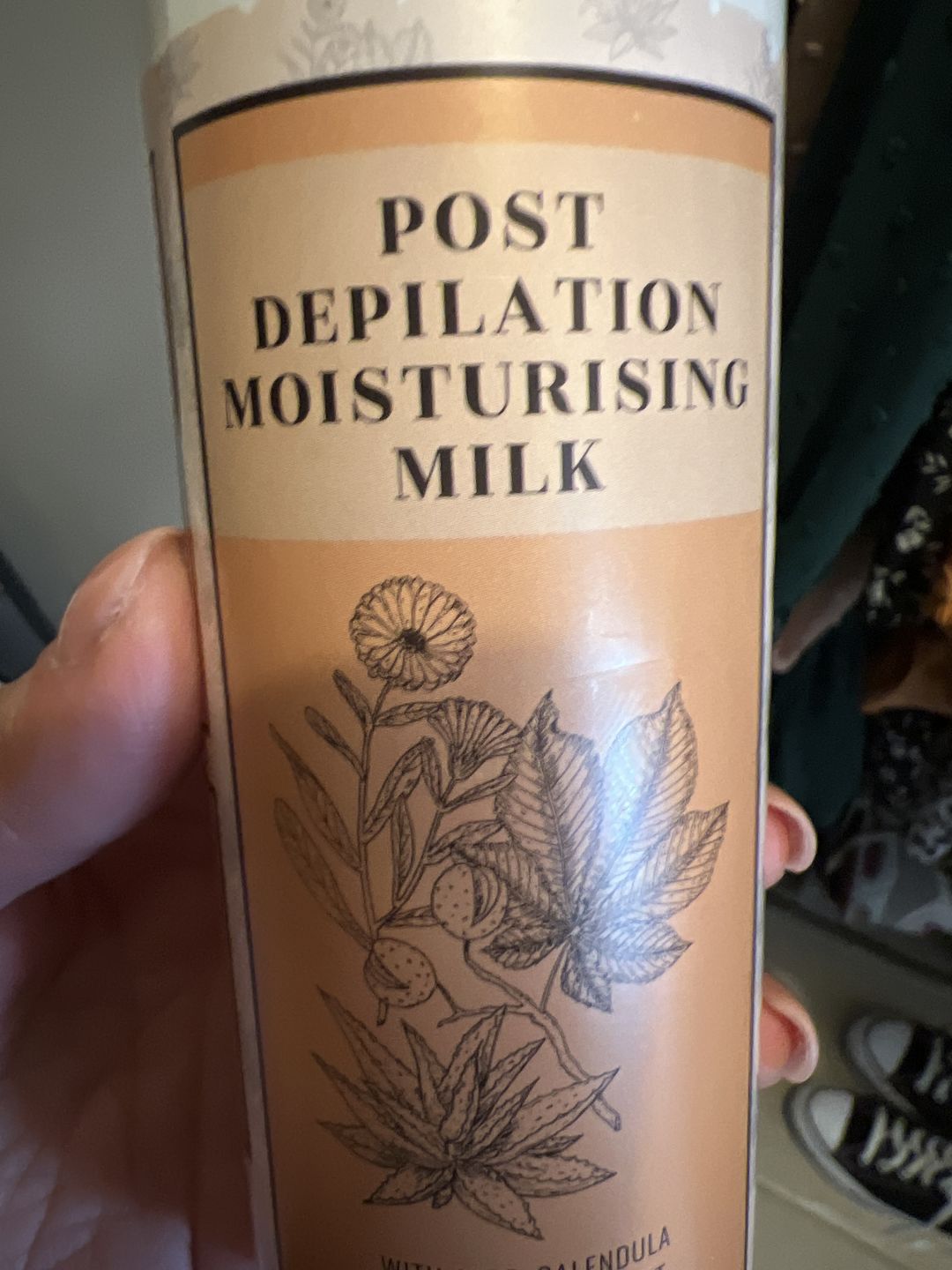 Customer photo review of Post Wax Moisturizing Milk