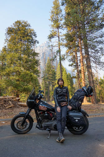 Customer photo review of Voyager Moto Jeans Washed Black