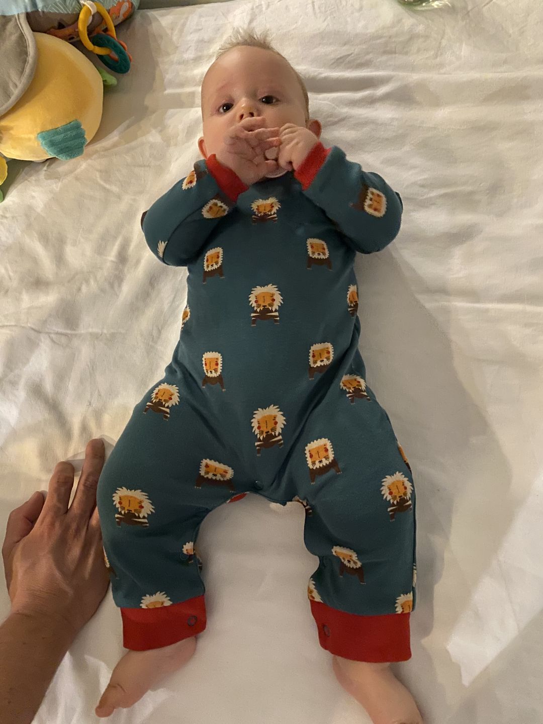 Customer photo review of Mountain Lions Organic Romper Playsuit