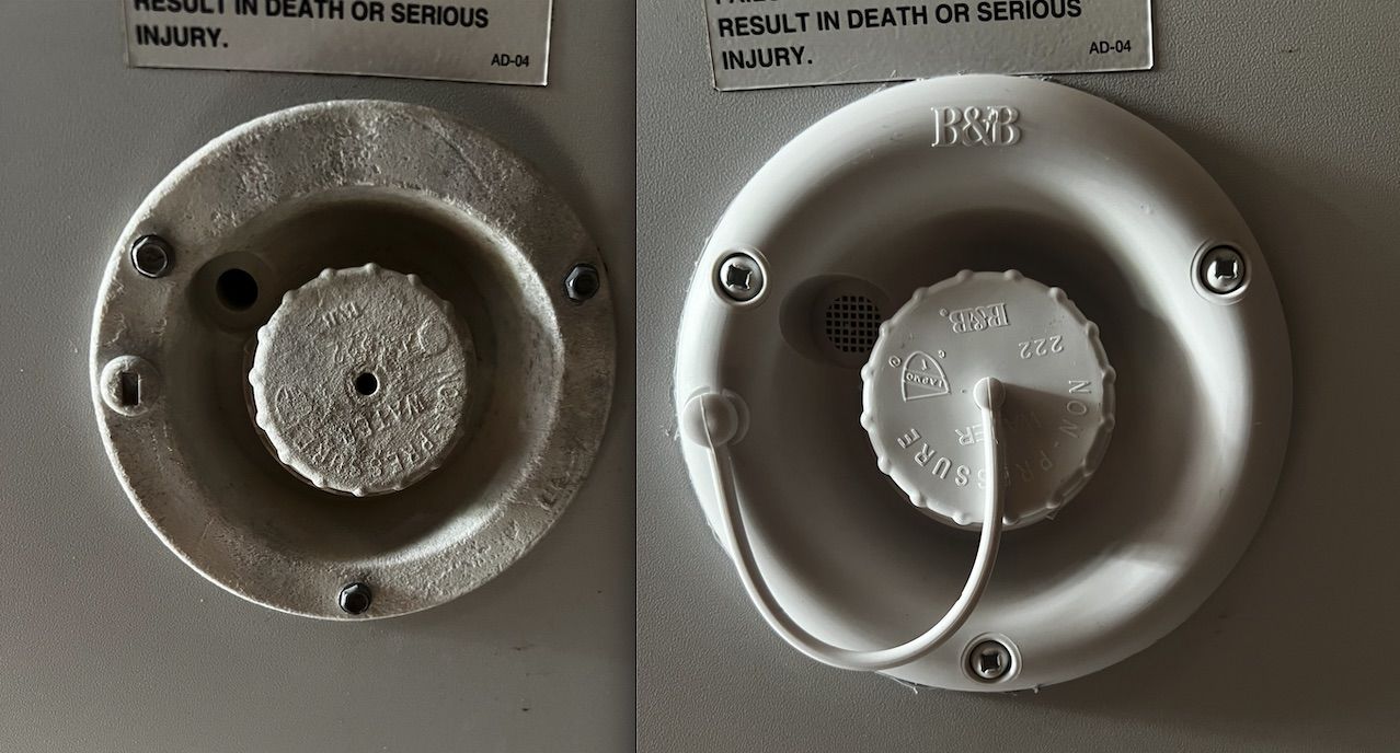 Customer photo review of Fresh Water Fill Hatch