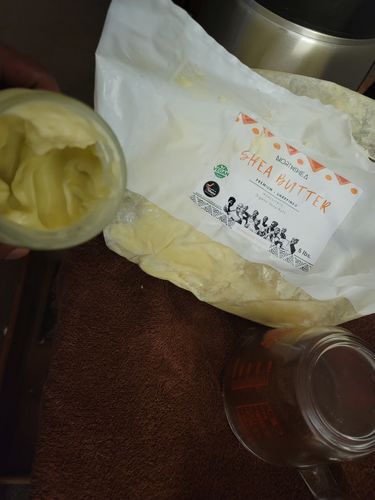 Customer photo review of Premium + Authentic Raw Shea Butter