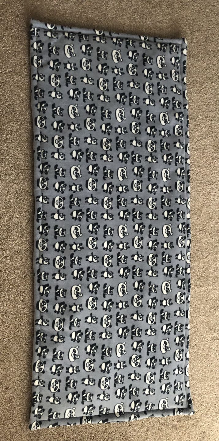 Customer photo review of Grey Panda Anti Pill Polar Fleece Fabric