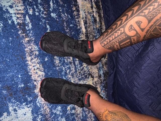 Customer photo review of Hiitave Men's Barefoot Mesh Water Shoes