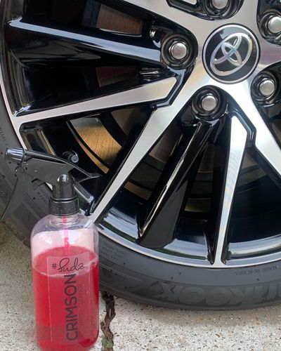 Customer photo review of Crimson Wheel Cleaner