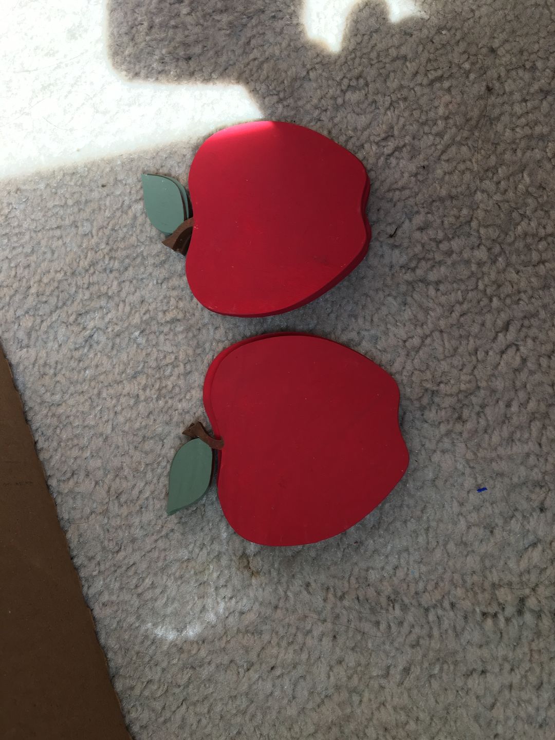 Customer photo review of Unfinished Wood Apple Shape - Craft - up to 24" DIY