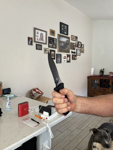 Customer photo review of The Blak Knife With Forever Guarantee