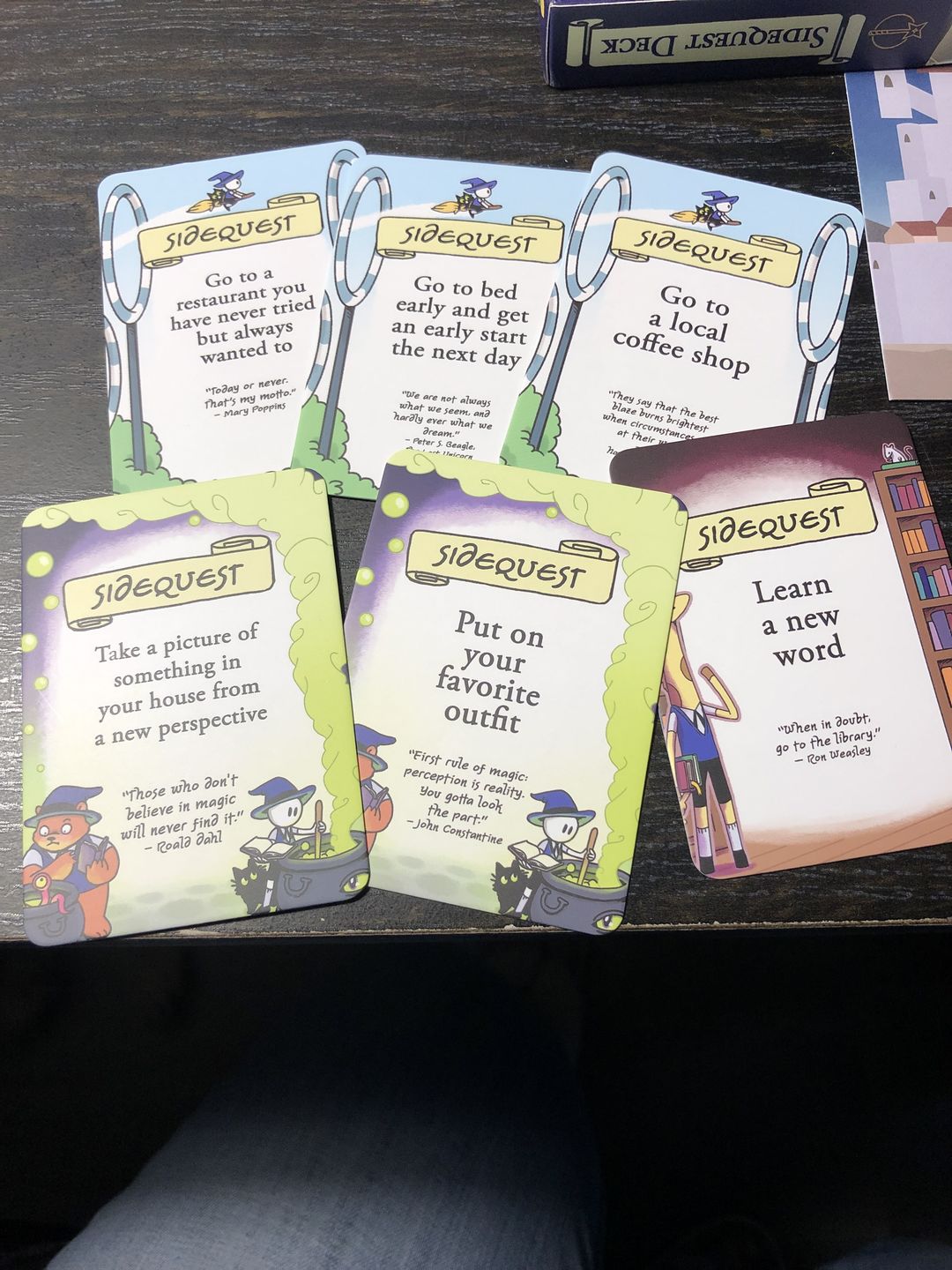 Customer photo review of Istoria Magic Academy - SideQuest Deck