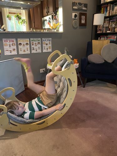 Customer photo review of Jumbo Waldorf Rocker - Earth Tone