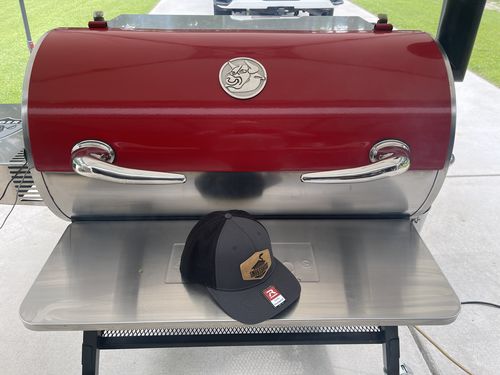 Customer photo review of Richardson 110 Flexfit Custom Leather Patch Hat