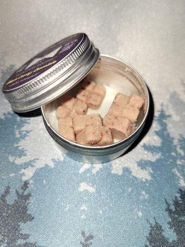 Customer photo review of Black Cherry Chocolate 150mg Caffeine Melts® PLUS (20mcg B-12, 8/15ct)