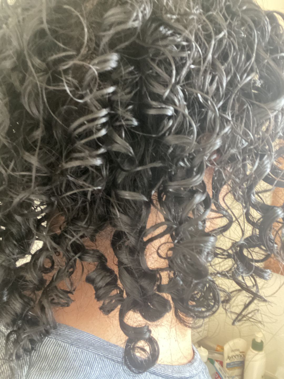Customer photo review of STRENGTHEN Protein + Moisture Balancing Deep Conditioner