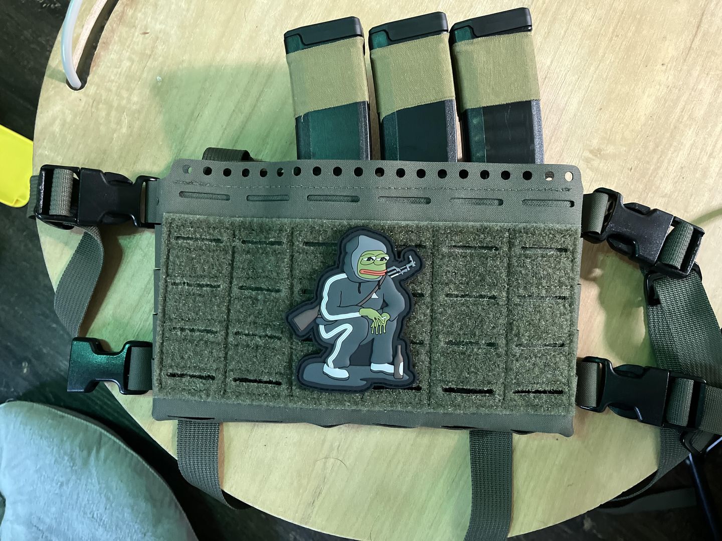 Customer photo review of Strapped Slav Morale Patch