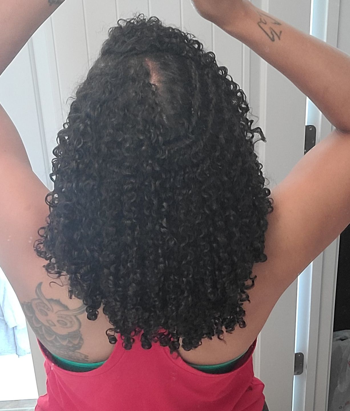 Customer photo review of Sculpt Curl Defining Gel