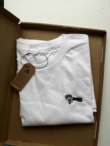 Customer photo review of Siebträger | Besticktes Organic Bio Baumwoll-T-Shirt