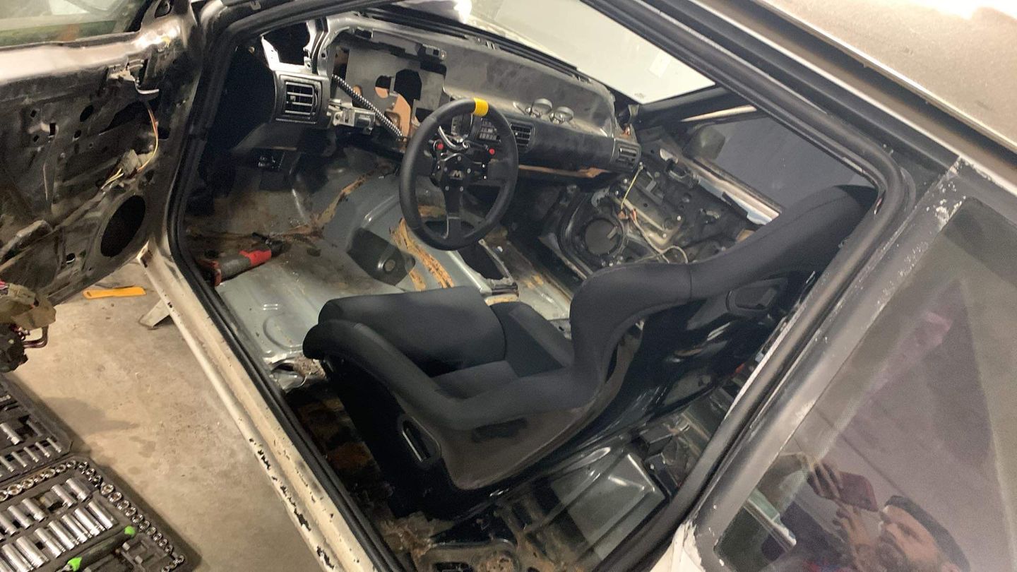 Customer photo review of Motion Raceworks 79-93 Ford Fox Body Mustang Chromoly Lightweight Steering Column