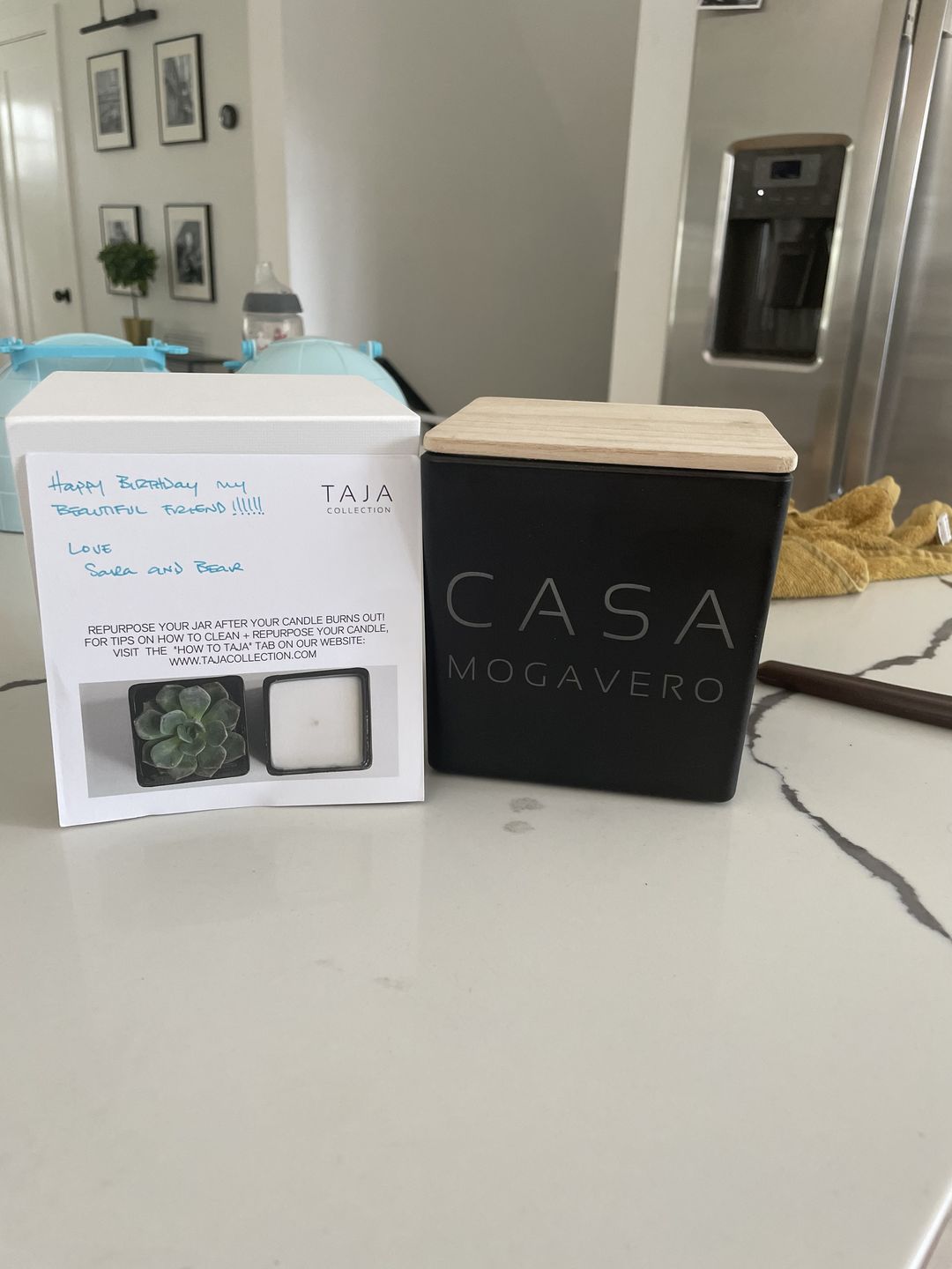 Customer photo review of CASA CANDLE